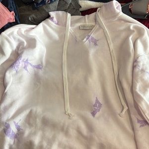 Cropped Tie Dye Hoodie